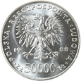 POLSKA - 50 000 ZŁ - JÓZEF PIŁSUDSKI - 1988 - PIĘKNY STAN (15)