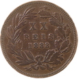 PORTUGALIA - 20 REIS (REALÓW) - 1883