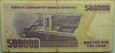 TURCJA - 500 000  LIR - 1998