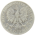 POLSKA - 5 ZŁOTYCH - II RP - GŁOWA KOBIETY - 1933 z.z.m. (2)