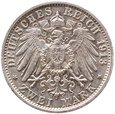 NIEMCY - PRUSY - 2 MARKI - 25 LAT PANOWANIA WILHELMA II - 1913 (1)