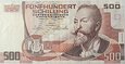 AUSTRIA - 500 SCHILLING - 1985