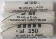 POLSKA - TRZY ROLKI BANKOWE - 1, 2, 5 ZŁOTYCH - 1990
