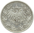 NIEMCY - 1/2 MARKI - 1909 - E - MULDENHUTTEN (1)