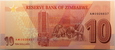 ZIMBABWE - 10 DOLARÓW - 2020