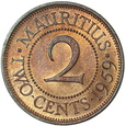 MAURITIUS - 2 CENTY - 1959