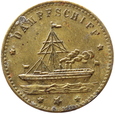 NIEMCY - NOTGELD - SPIEL MARKE - DAMPFSCHIFF - STATEK -1873-1888