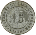 REPUBLIKA SAN MARCO - WENECJA - 15 CENTESIMI - 1848 ZV