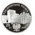 POLSKA - 20 ZŁOTYCH - MIASTO ŚREDNIOWIECZNE W TORUNIU - 2007