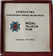 POLSKA - MEDAL 75 LECIE POMORSKIEGO OKRĘGU WOJSKOWEGO - 1994