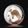 Srebrna moneta Australijski Kangur Kolorowy Proof 1 oz 2024 