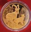 Złota Moneta Koziorożec Alpejski 2014r. 100 Euro