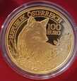 Złota Moneta Lis 100 Euro Proof