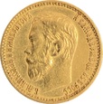 Złote Rosyjskie 5 Rubli – Mikołaj II – 3,87 g złota-1898
