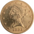10 $ Liberty Head 1882