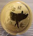 Złota moneta Australijski Lunar Rok Świni 2019 1 oz