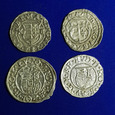Węgry, zestaw 4 denarów, ładne, srebro
