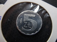 5 zł 1989 PRÓBA ALUMINIUM STAN MENNICZY