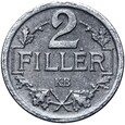 Węgry - Franciszek Józef I - 2 Filler 1917 KB - ŻELAZO - STAN !