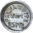 FALVA HUTTE Świętochłowice - 25 Pfennig OBÓZ GEFANGENEN LAGER CYNK