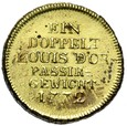 Niemcy PRUSY - CIĘŻAREK ODWAŻNIK 2 Louis d'or 1772 Stan MENNICZY !