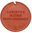 Medal 1967 - MIŚNIA - MARTIN LUTHER - CHRYSTUS - BRĄZOWA CERAMIKA