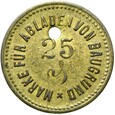 Niemcy - Kilonia - MARKE FUR ABLADEN VON BAUGRUND - 25 Pfennig