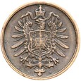 Niemcy - Cesarstwo - 2 Pfennig 1875 H - RZADSZA !