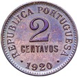 Portugalia - 2 Centavos 1920 - STAN !