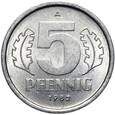 Niemcy DDR - 5 Pfennig 1982 A - RZADKA - STAN !