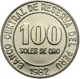 Peru - 100 Soli - Soles de Oro 1982 - Stan UNC