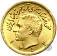 Iran - 1/2 Pahlavi 1354 (AD 1975) - ZŁOTO 900