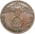 Niemcy - III Rzesza - 2 Reichspfennig 1937 E - RZADSZA !