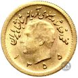 Iran - 1/4 Pahlavi 1355 (AD 1976) - ZŁOTO 900