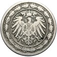 Niemcy - Cesarstwo - 20 Pfennig 1890 D - STAN !