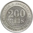 Brazylia - Republika - 200 Reis Realów 1896 - Rio de Janeiro - STAN !