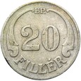 Węgry - 20 Filler 1927 BP - RZADSZA !