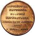 Medal - Francja - Zaślubinowy - Napoleon III i Eugenia 1853