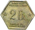 Kongo Belgijskie - 2 Franki 1943 - SŁOŃ