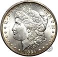 USA - 1 Dolar 1884 CC - Carson City - SREBRO - STAN MENNICZY