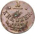 Austria - Franciszek II - 1/4 Krajcara 1816 B - STAN !