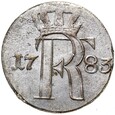 Prusy - Fryderyk II Wielki - 1/24 Talara 1783 A - Srebro - STAN !