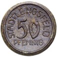 Niemcy - Lengsfeld - 50 Pfennig 1921 - CIEMNA CERAMIKA