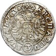 Austria - Czechy - Ferdynand II - 3 Krajcary 1630 - Praga - Srebro