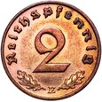 Niemcy - III Rzesza - 2 Reichspfennig 1937 E - RZADSZA !