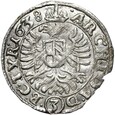 Austria - Ferdynand III - 3 Krajcary 1638 - Wiedeń - Srebro