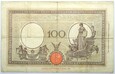 Włochy - BANKNOT - 100 Lirów 1942 - RZADSZY - STAN !