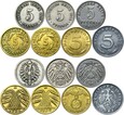 Niemcy - zestaw 7 monet - 5 Pfennig 1874-1944 - RÓŻNE TYPY