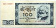 Niemcy DDR - BANKNOT - 100 Marek 1964 KARL MARX - Seria AA - STAN !