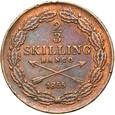 Szwecja - Oskar I - 2/3 Skilling Banco 1855 - STAN !